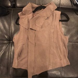 BCBGMAXAZRIA Fabian Suede Vest